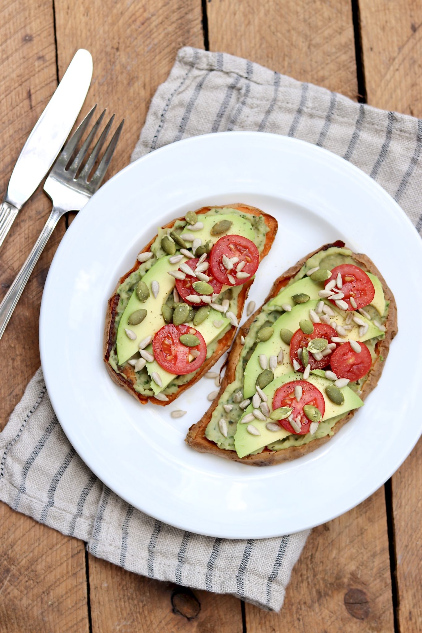 *Green Goddess Dip on Sweet Potato Toast